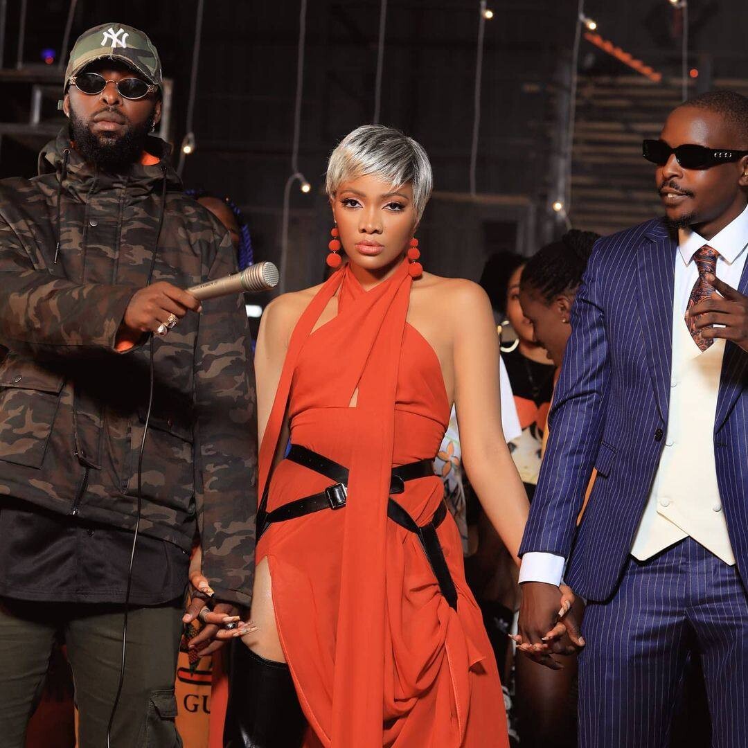 Eddy Kenzo, Pia Pounds and MC Africa 