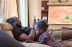How Bebe Cool  spends time with his daughter