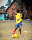 Fresh Kid learns how to play football