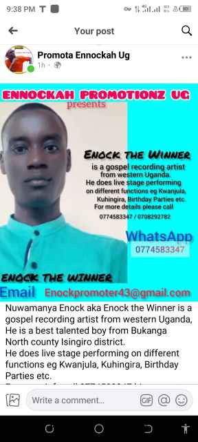 Okuhingira Kwa Benon Rwamurinda by Enock The Winner