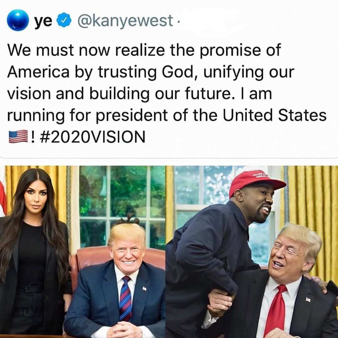 Kanye To Run For Presidency. 