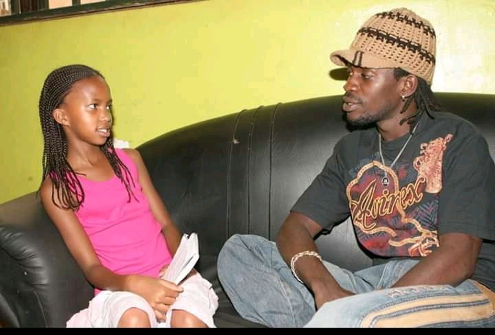 Sheila Gashumba interviews Bobi Wine on a TV show