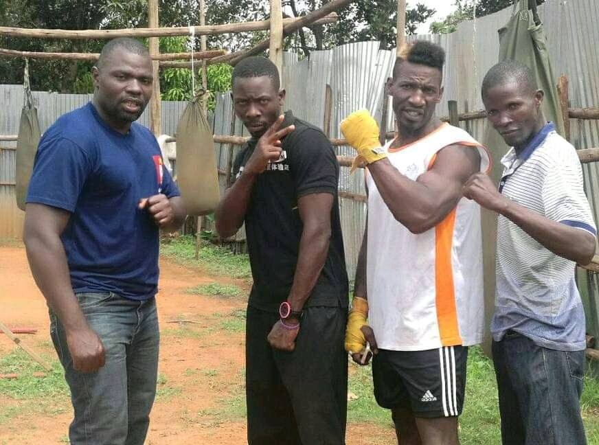 Golola and some of his boxers 