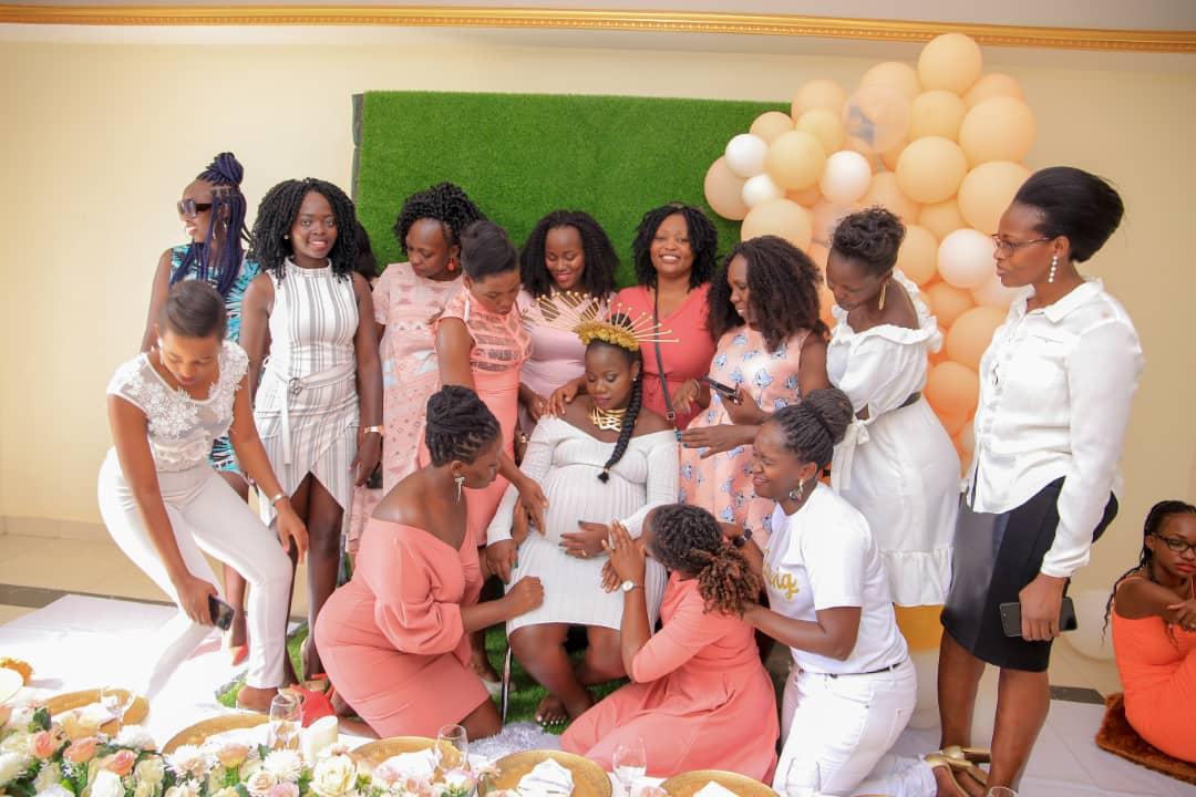 Chiko's Wife Melaine Celebrates Her Baby Shower With Friends.