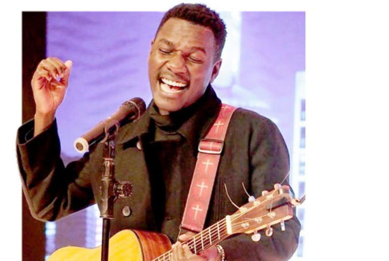 Kenneth Mugabi bringing the love ballads to Sipi falls.