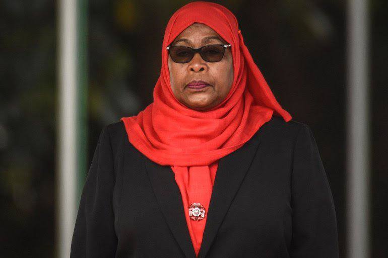 Tanzania Praised her For peaceful transition of power.