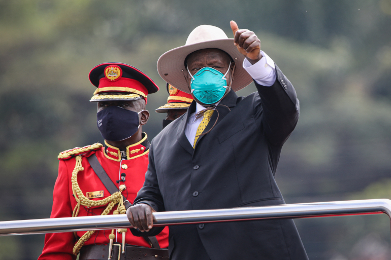 Museveni warns the Western influence during inauguration