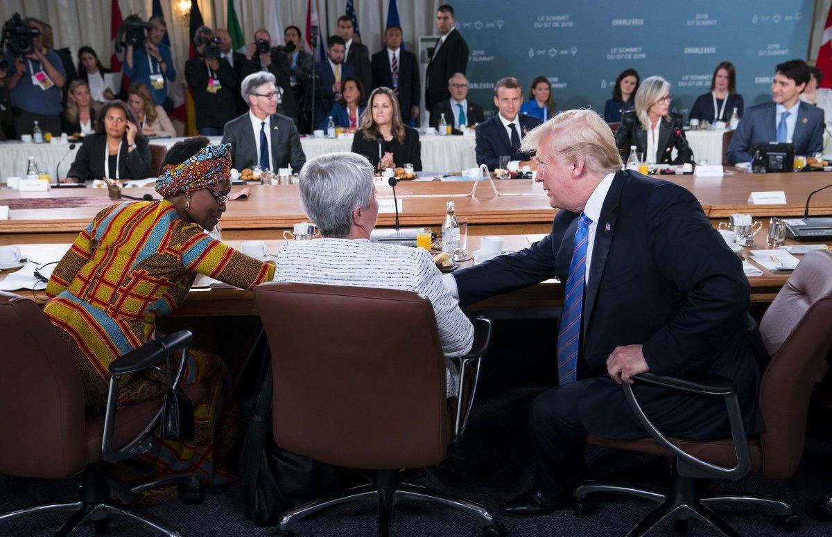 Besigye's Wife Meets US President, Donald Trump.
