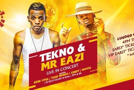 Some Ugandans Proove Hostile to the Tekno Eazi Tickets.