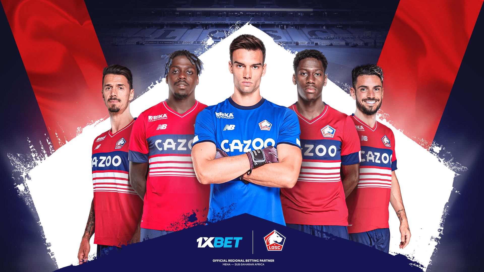 1xBet is the new Official Regional Partner of LOSC Lille