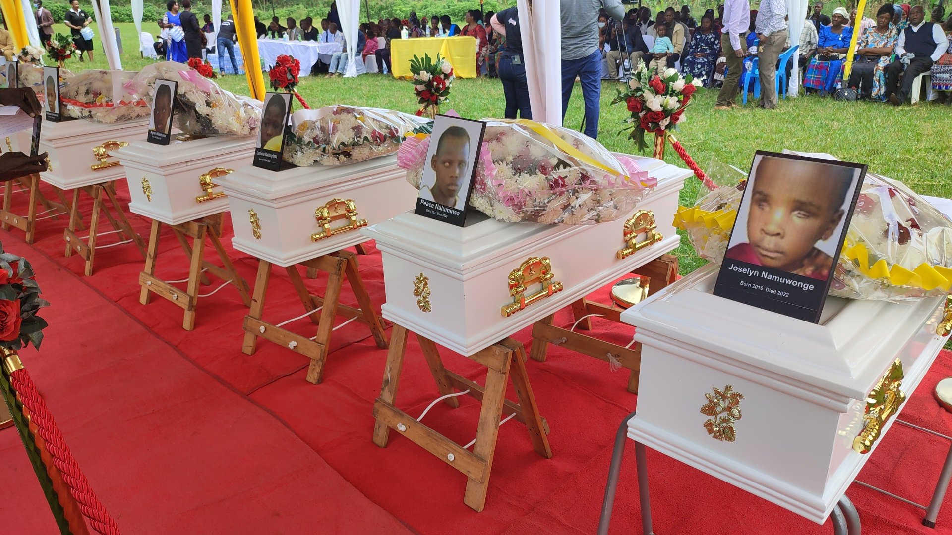 RIP! Sorrow as Remains of 11 Pupils burned in Mukono school of the Blind fire are Returned! 