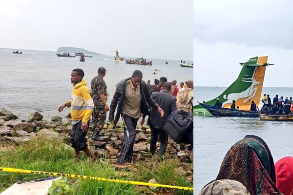 Passenger Plane clashes into Lake Victoria in Tanzania!