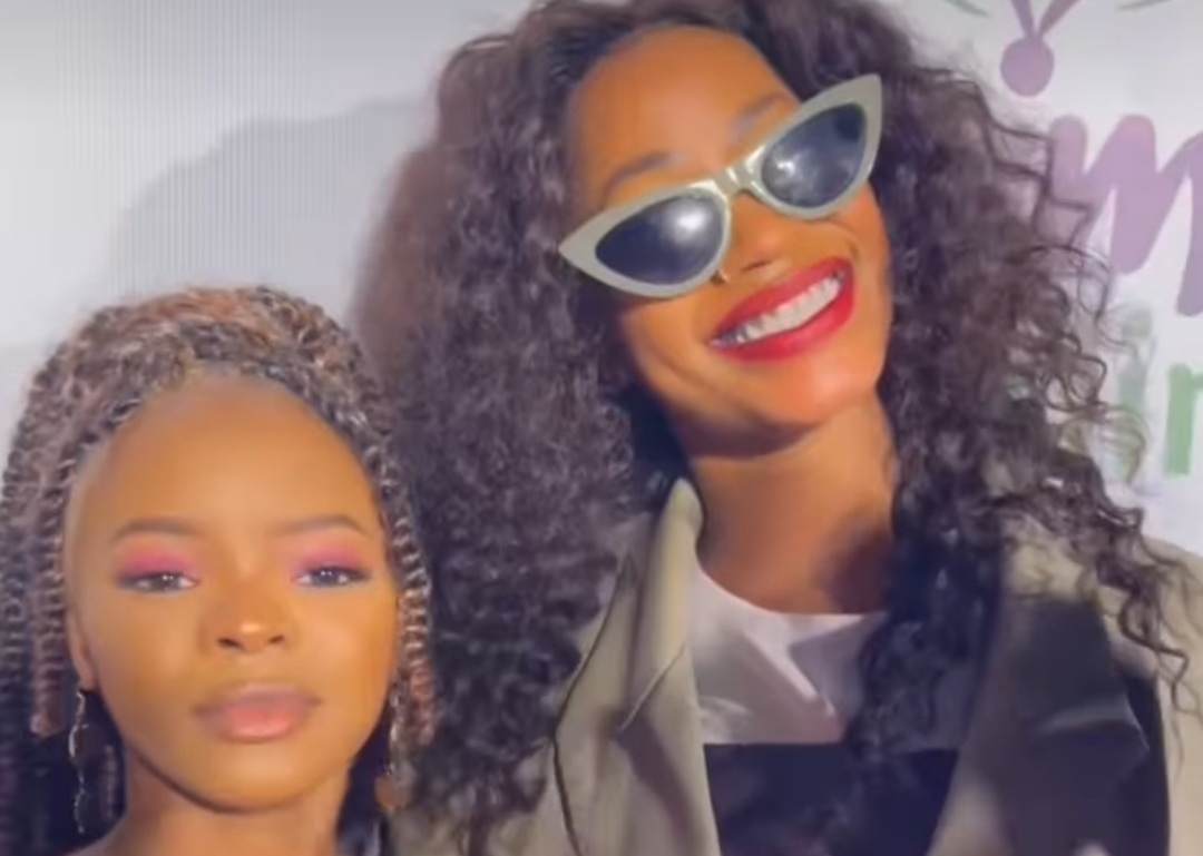 FINALLY: Smiles and Vibes as Songstresses Sheebah and Pinky meet for the 1st Time
