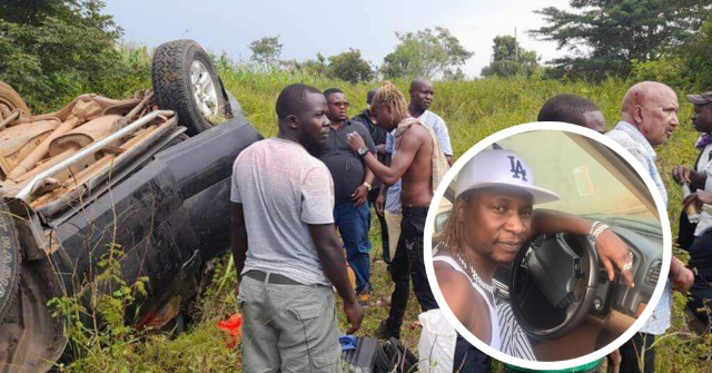Singer Coco Finger and his friends survive nasty road accident