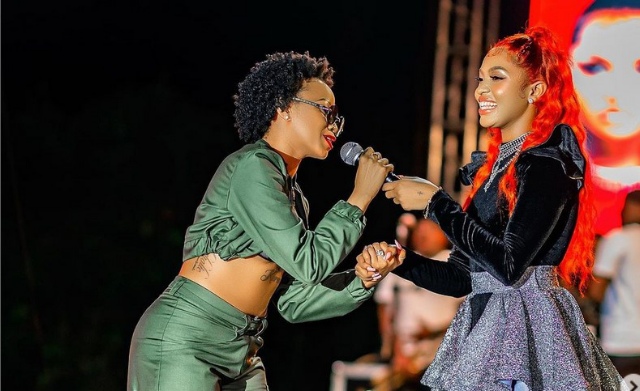 Sheebah shuts Netizens down as she responds to allegations that she is sabotaging Spice Dianas show