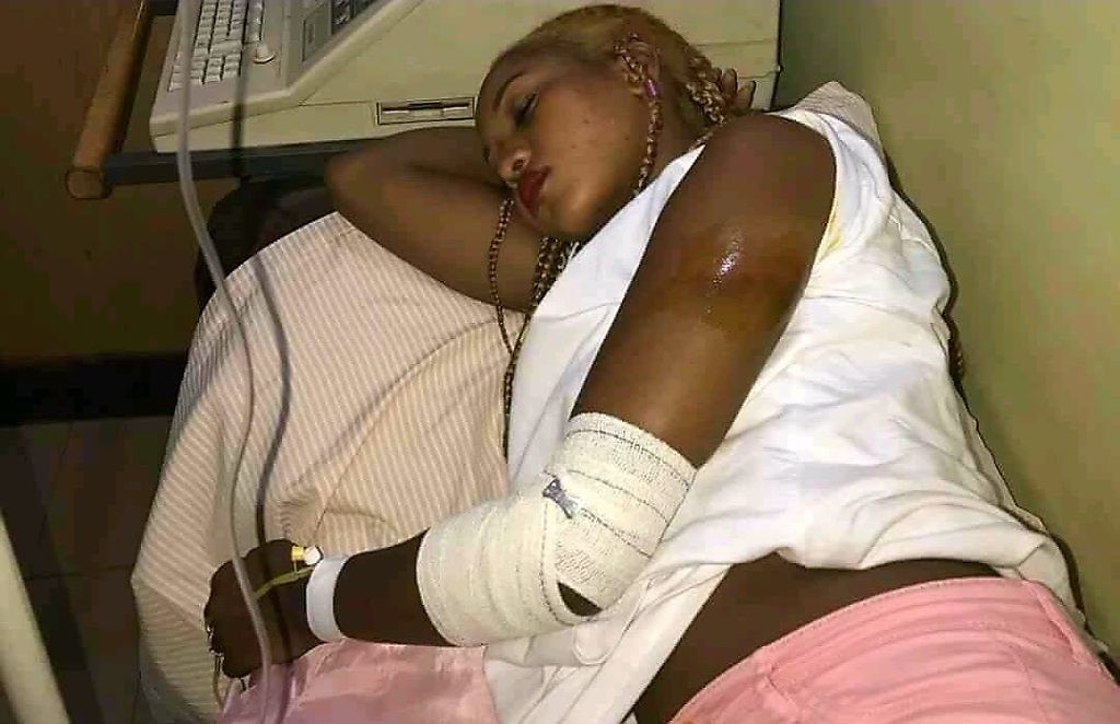 Police Beat Up Sends Spice Diana to Hospital.