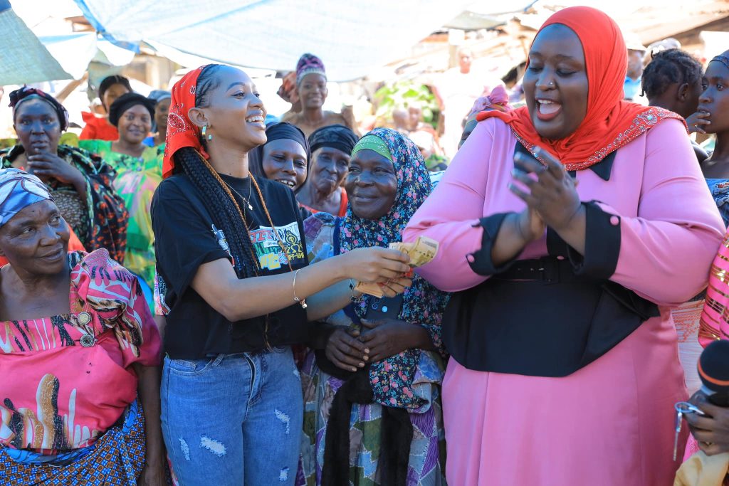 Spice Diana reaches out and donates to widows who were taken care of by the late Jaja Iculi.