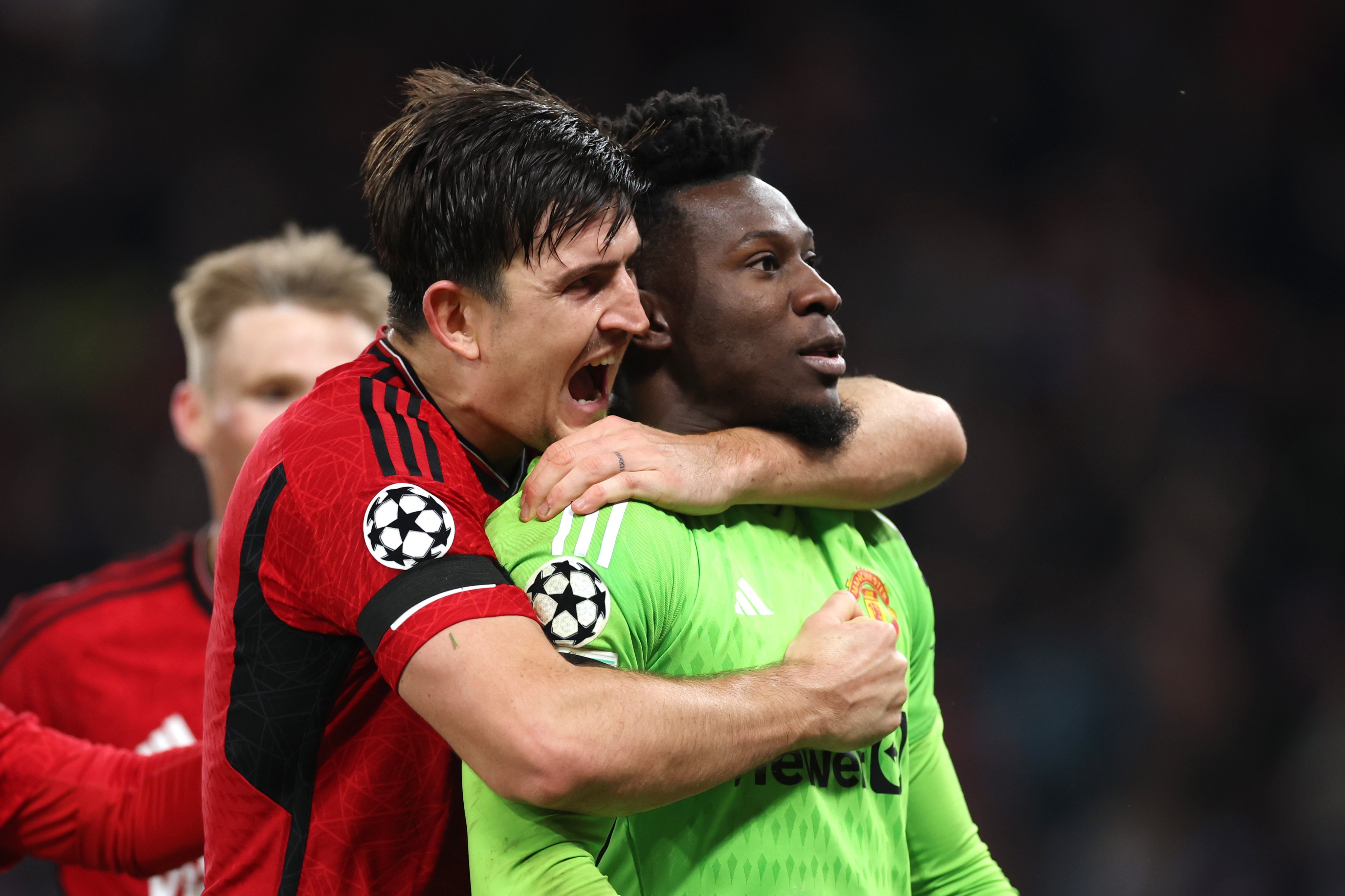 Harry Maguire and Andrey Onana get the last laugh as Manchester United keeps their Champions League hopes alive