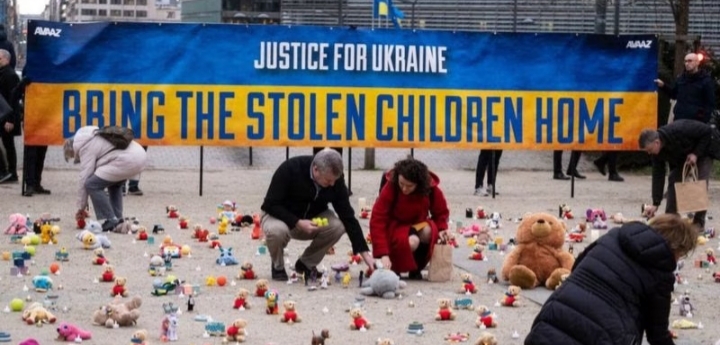 Ukrainians want deported children back home.