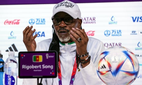 Rigobert Song rejects Andre Onana's fault for their defeat to Senegal