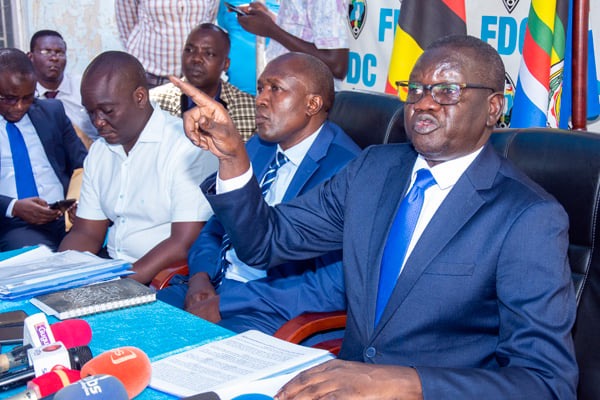 Patrick Amuriat Oboi says reconciliation between FDC divergent Factions are underway 