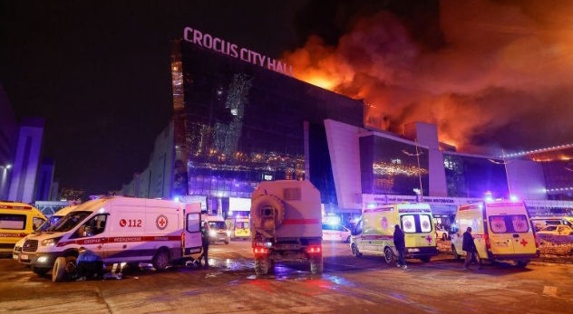 ISIS claims responsibility for attack on Russian concert hall.