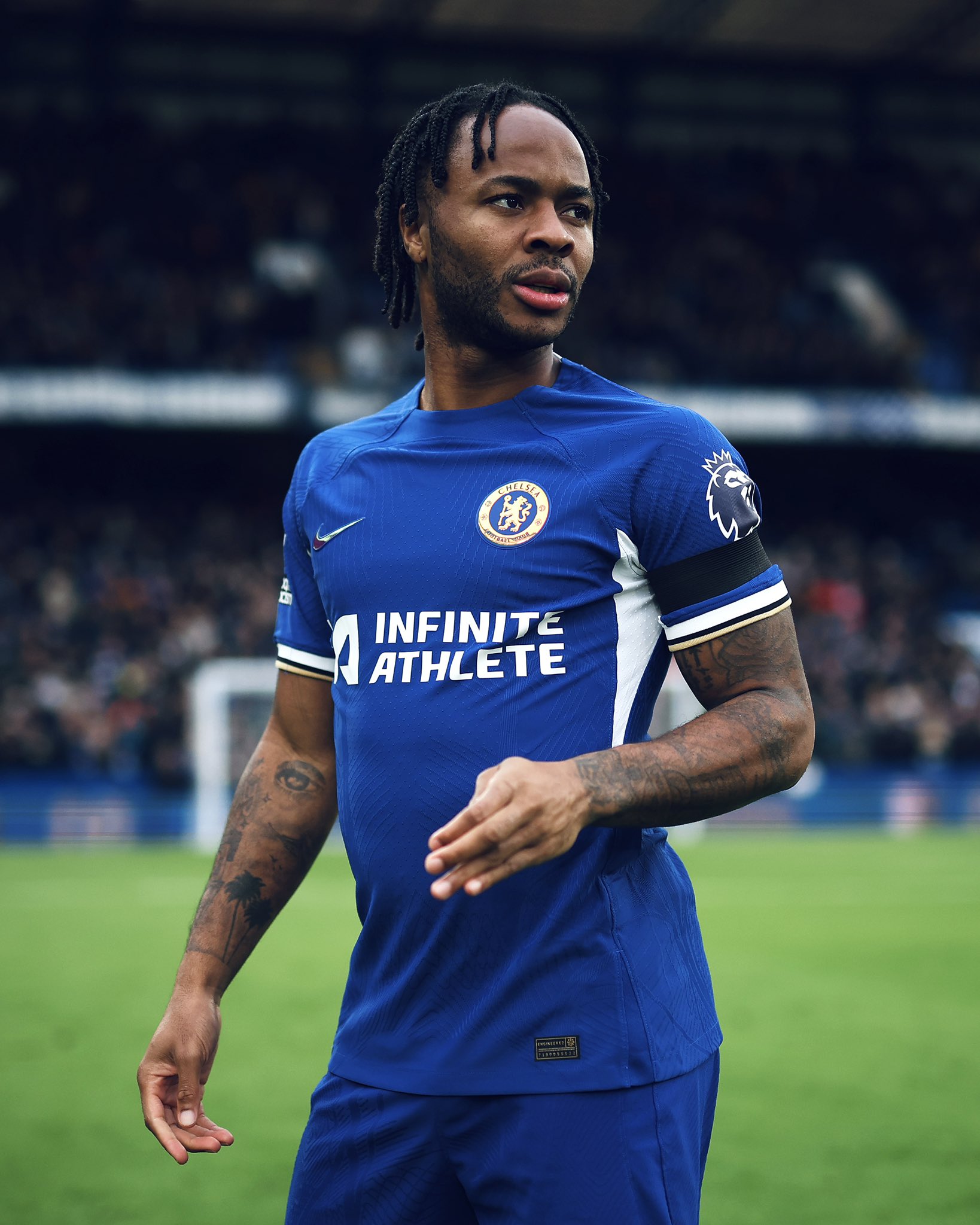 Chelsea star responds violently to criticism of his teammate Raheem Sterling as harsh and unfair.