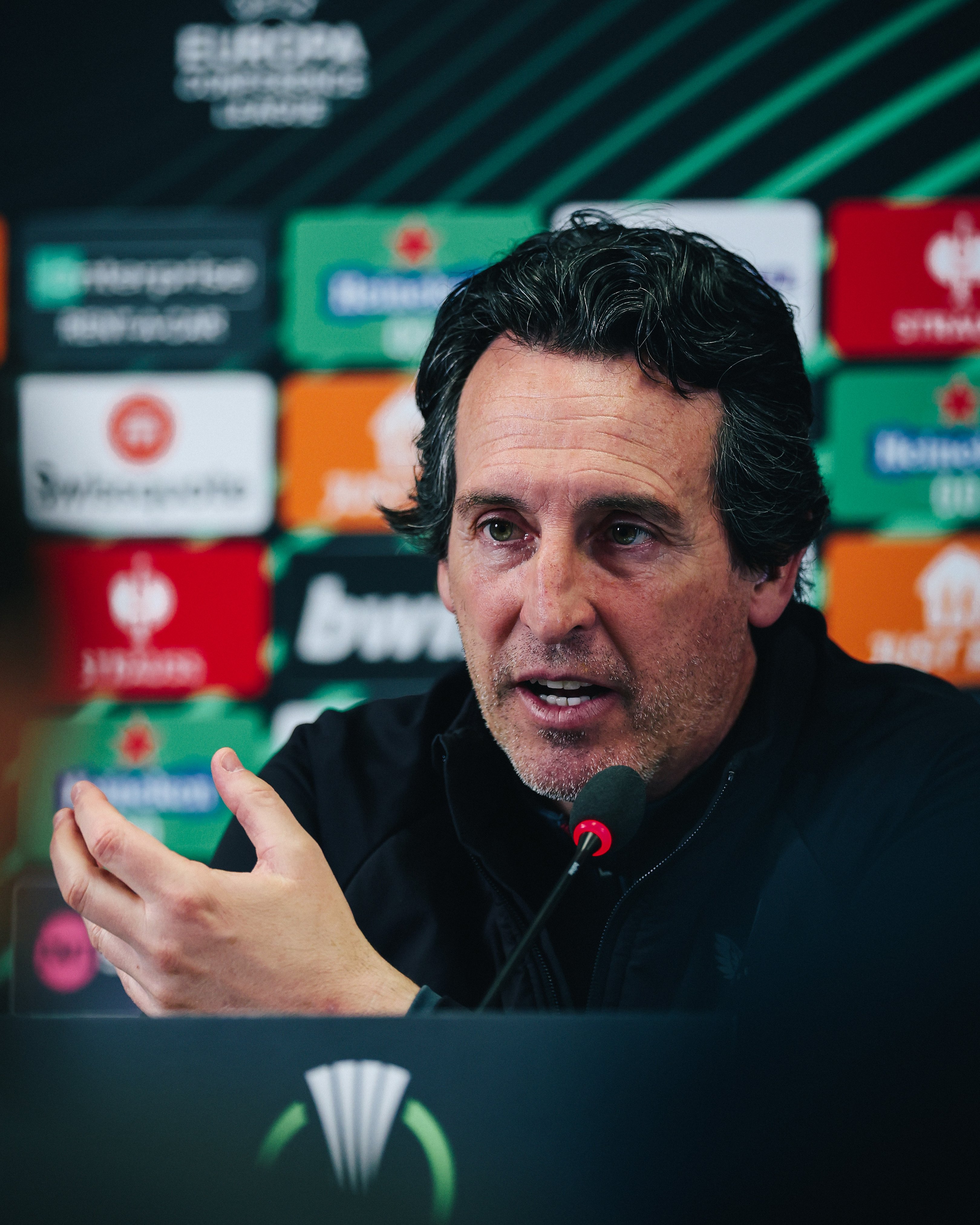 Unai Emery claims that his team has a lot to do in the return leg against Lille.