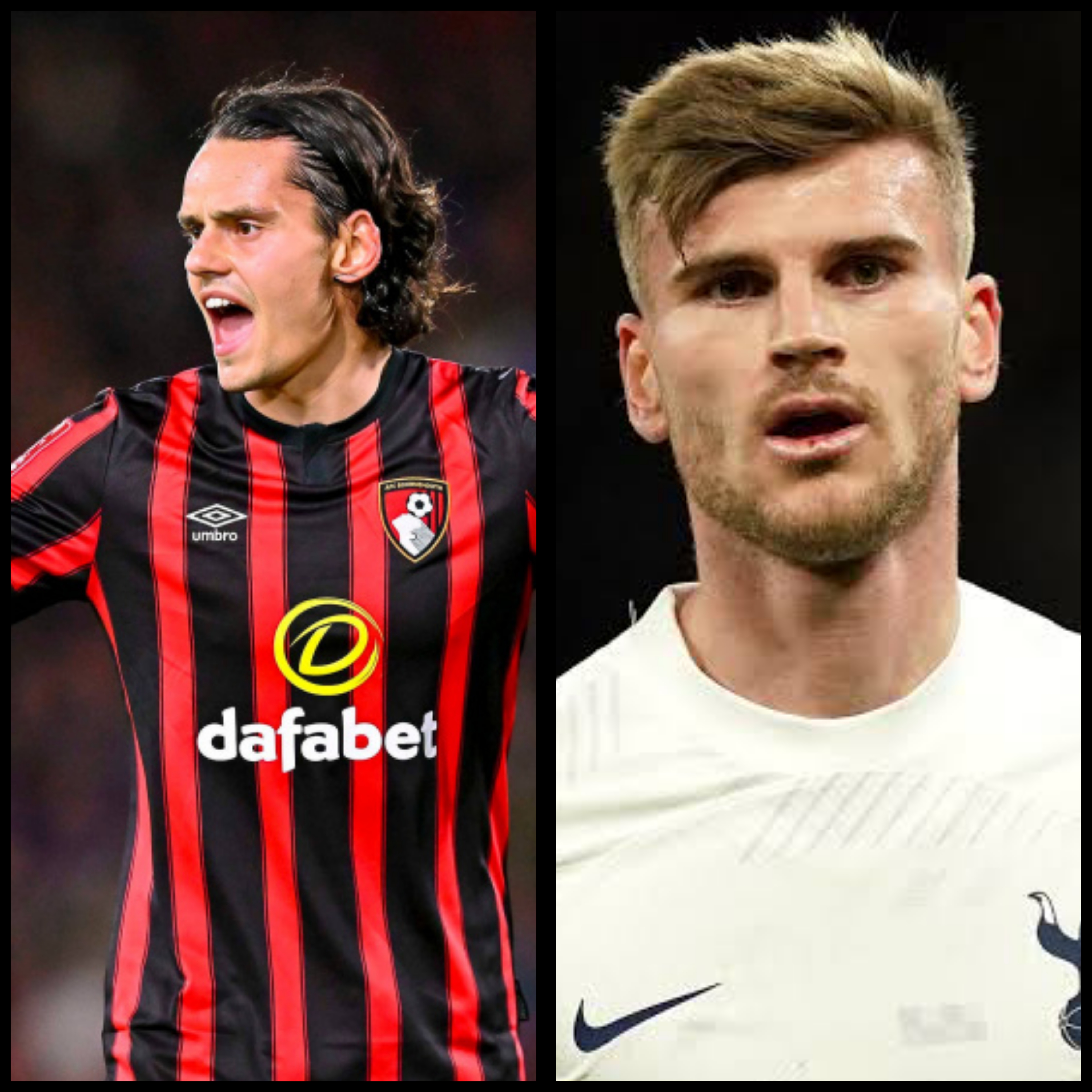 Bouenemouth sign Enes Unal and Timo Werner returns to Spurs.