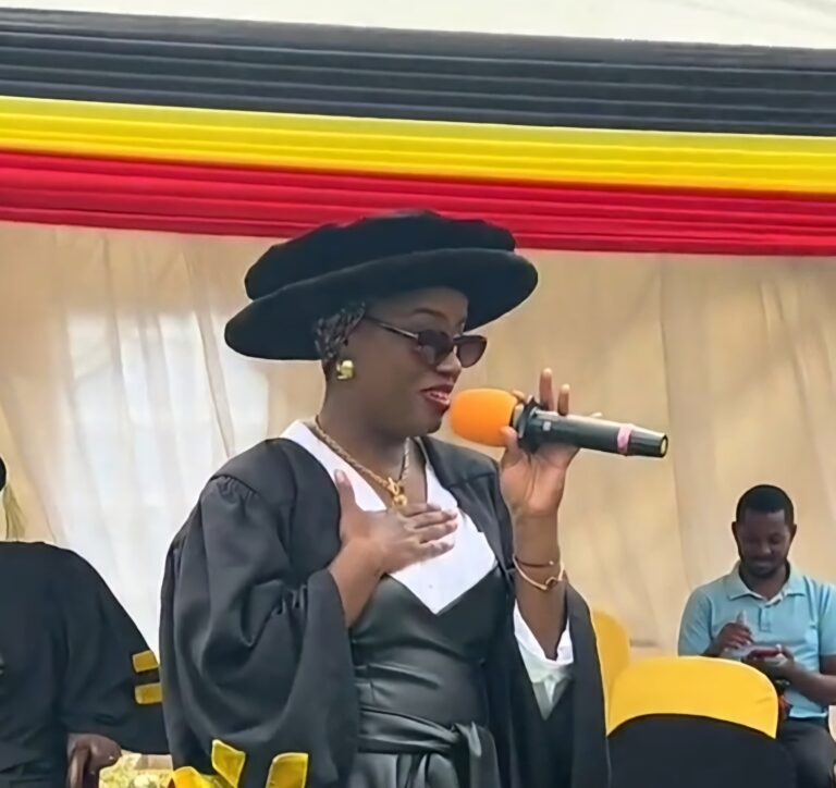 Singer Juliana Kanyomozi graduates from MNFPAC