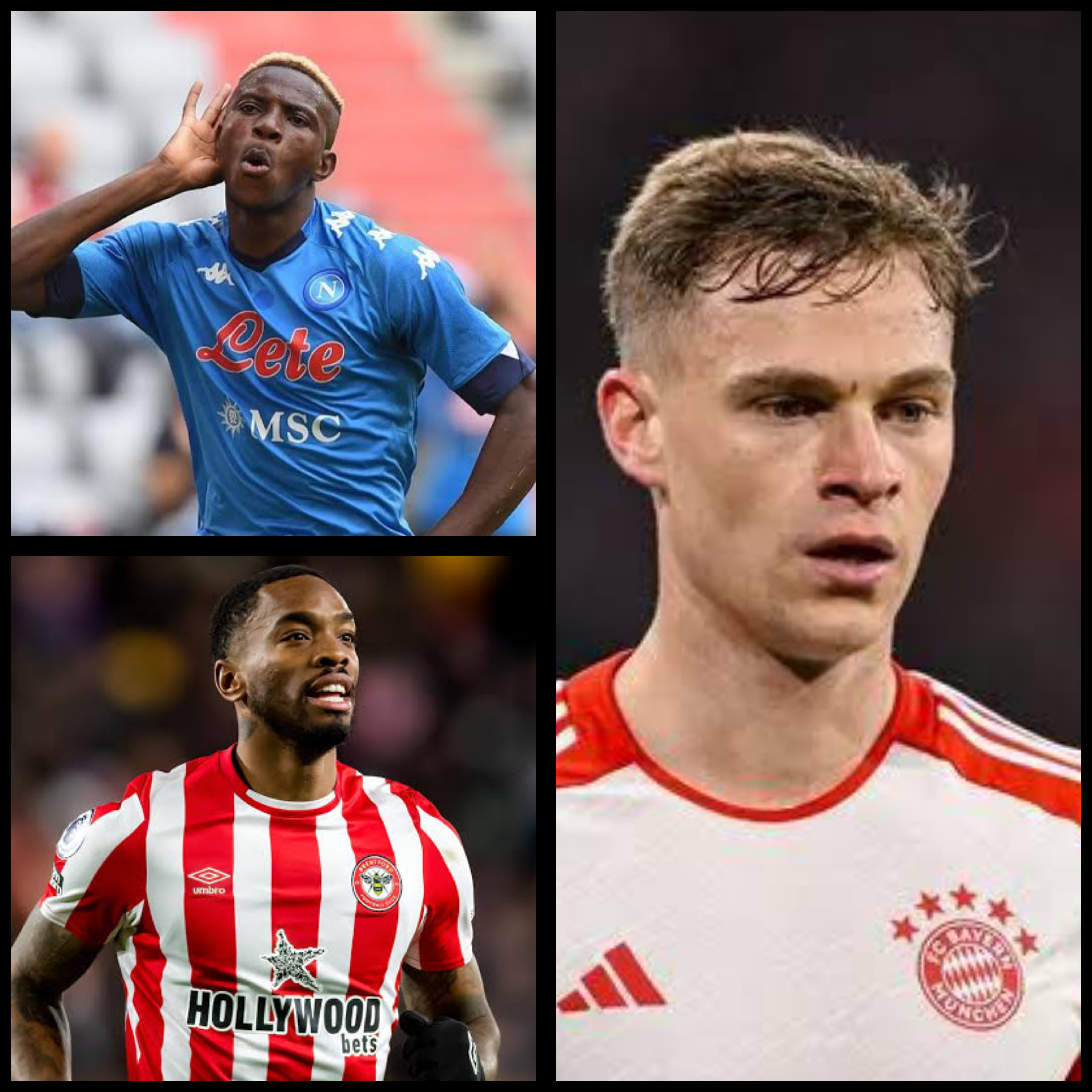 Arsenal favourites to sign Osimhen, Man City interested in Kimmich and Spurs look for Kane replacement.