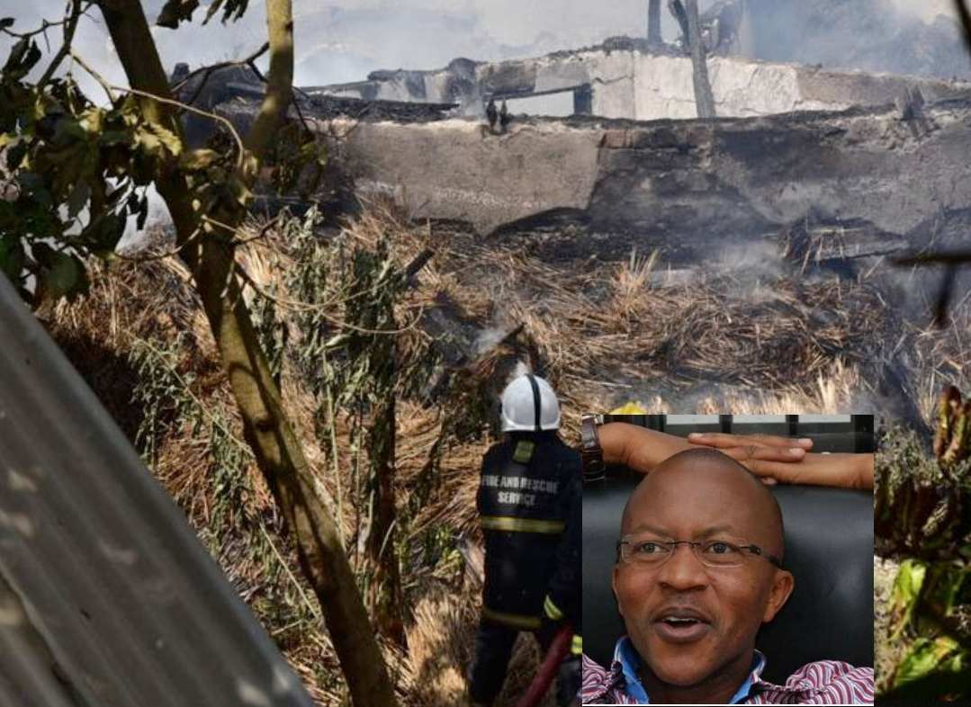 Gashumba Would Be In Trouble As Kasubi Tombs Catch Fire For The Second Time.